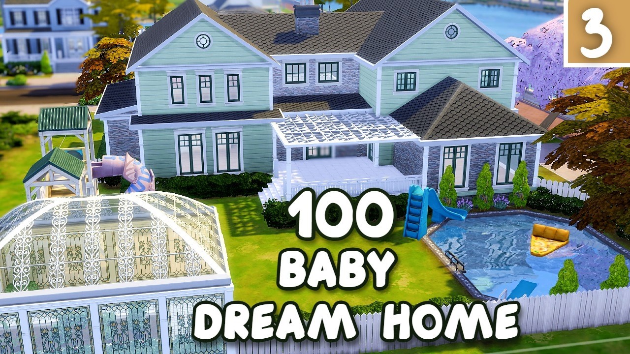 New House in 100 Disney Baby Challenge👼🍼 - Rags to Riches! | Sims 4 #3