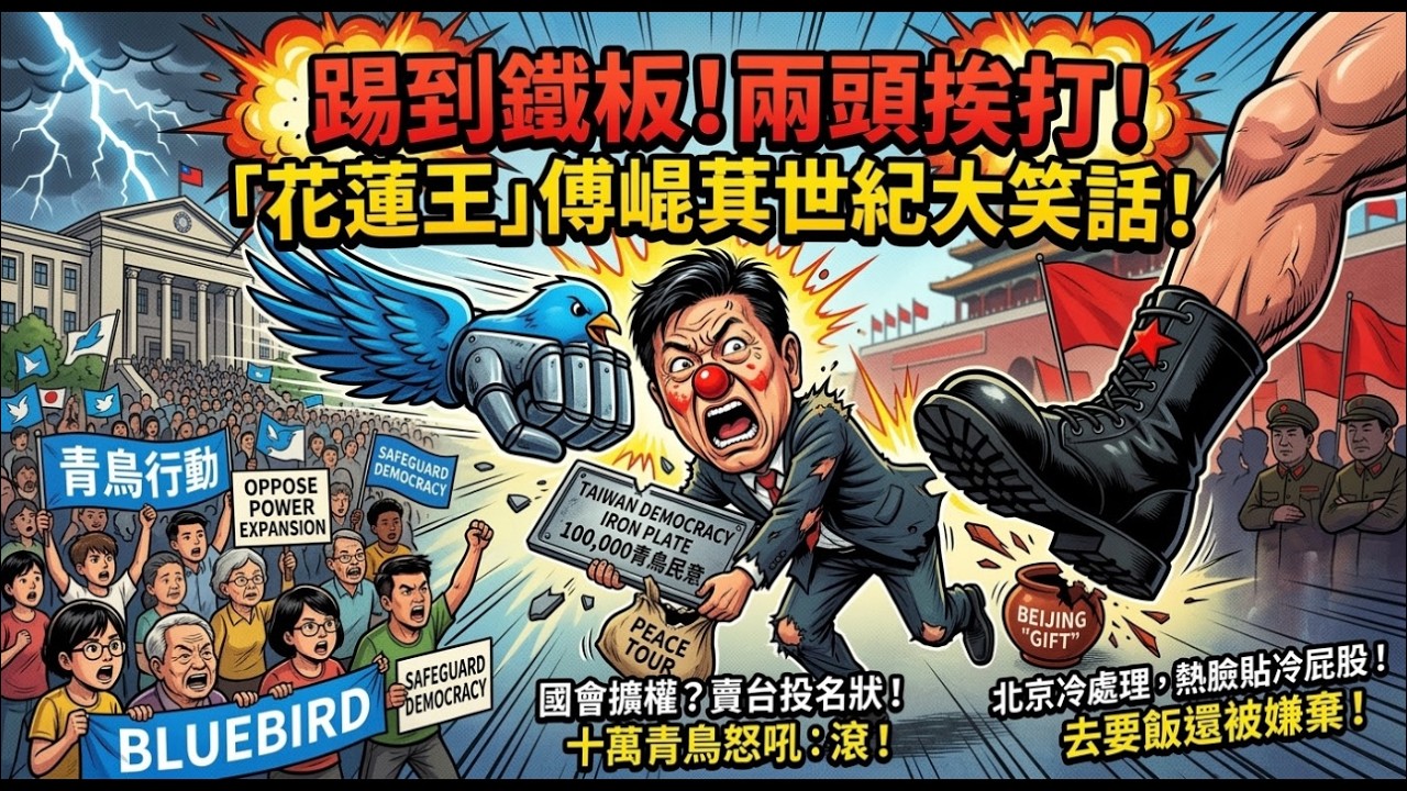 踢到鐵板！🚫 藍總召傅崐萁「率團赴陸朝聖」，竟遭中共冷處理打發！回台慘遇十萬人包圍… 網狂笑：去要飯還被嫌棄！
