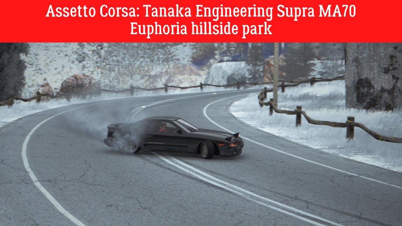 Assetto Corsa: Tanaka Engineering Supra MA70 / Euphoria hillside park