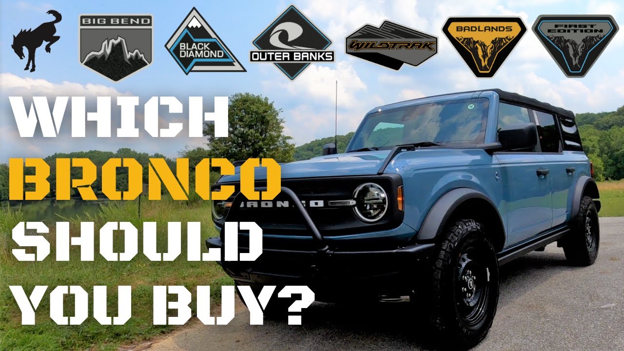 Comprehensive 2021 Ford Bronco Trim Guide