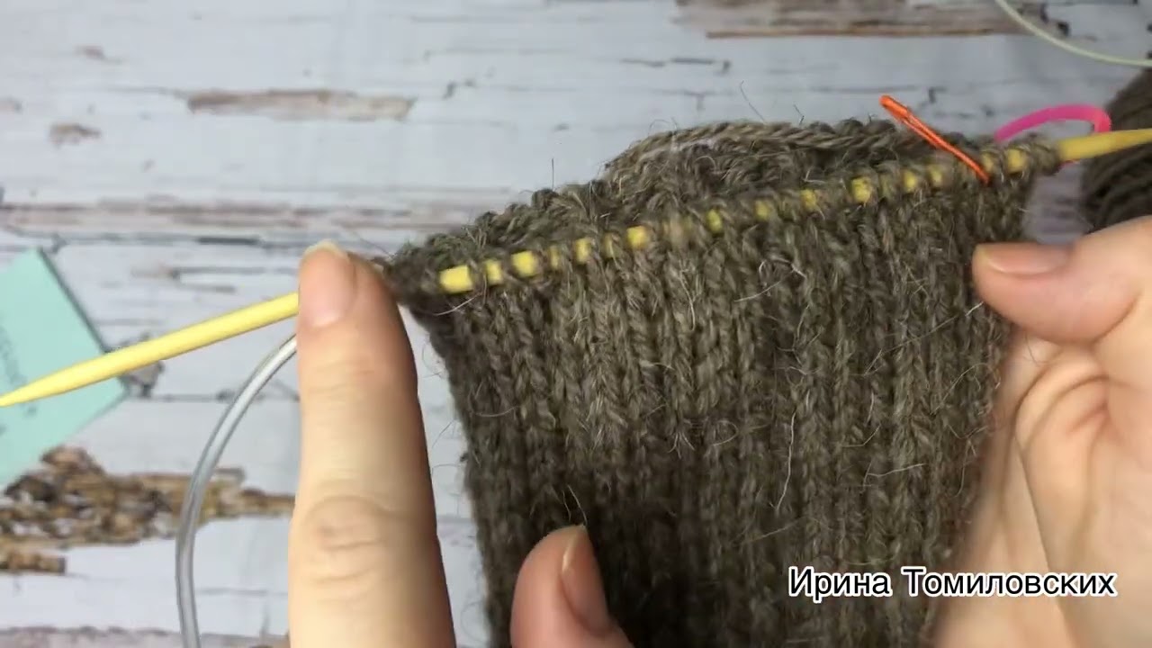 Как связать мужские носки