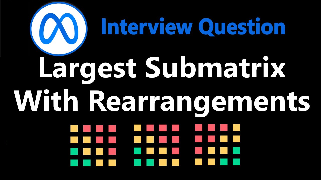 Largest Submatrix With Rearrangements - Leetcode 1727 - Python