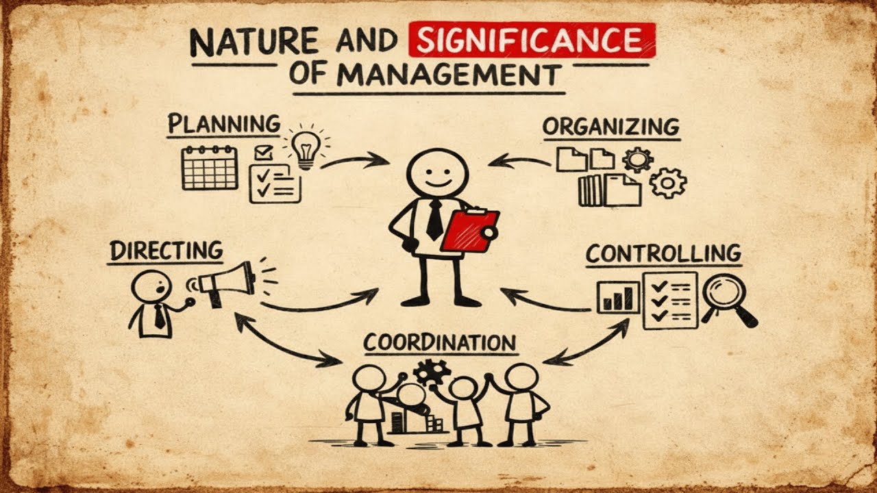 Class 12 Business Studies Chapter 1 Nature and Significance of Management | CBSE Board Exam 2026 |