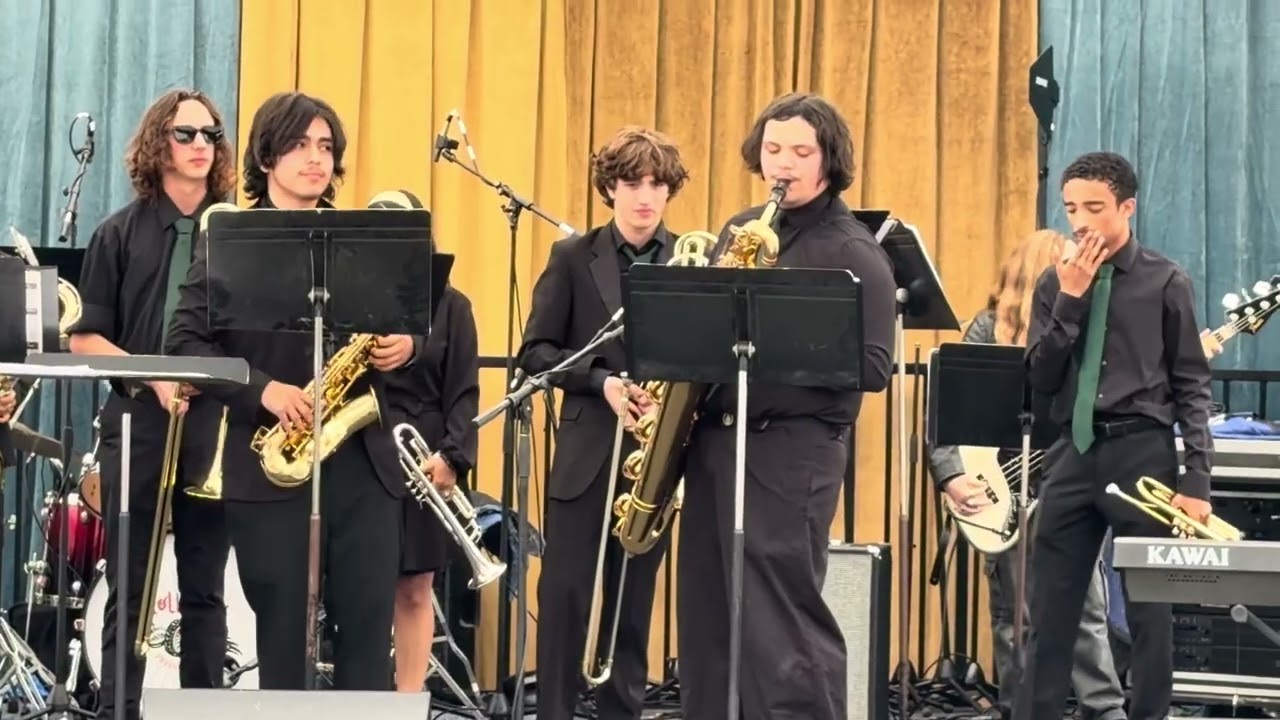 SBHS Jazz Band at the 40th Annual I Madonnari Italian Street Painting Festival - part 3