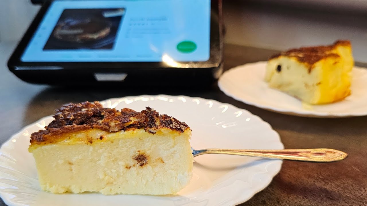 Bajecznie kremowy Sernik baskijski z Thermomix  #paulitawita