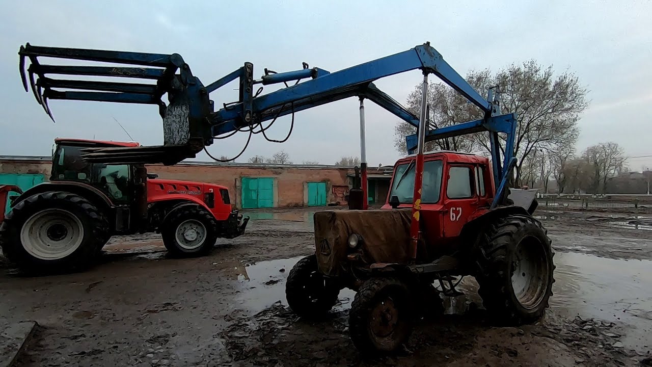 МТЗ 80 стогомет