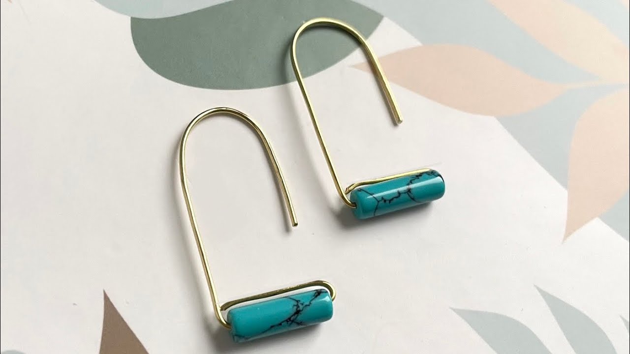 DIY earrings- minimalist design 14.03.