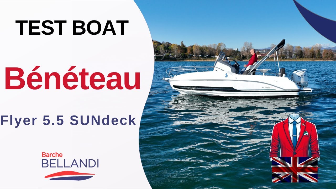 Used Bénéteau Flyer 5.5 + Suzuki 140hp Engine: Perfect for Lake Garda - 12 Month Warranty