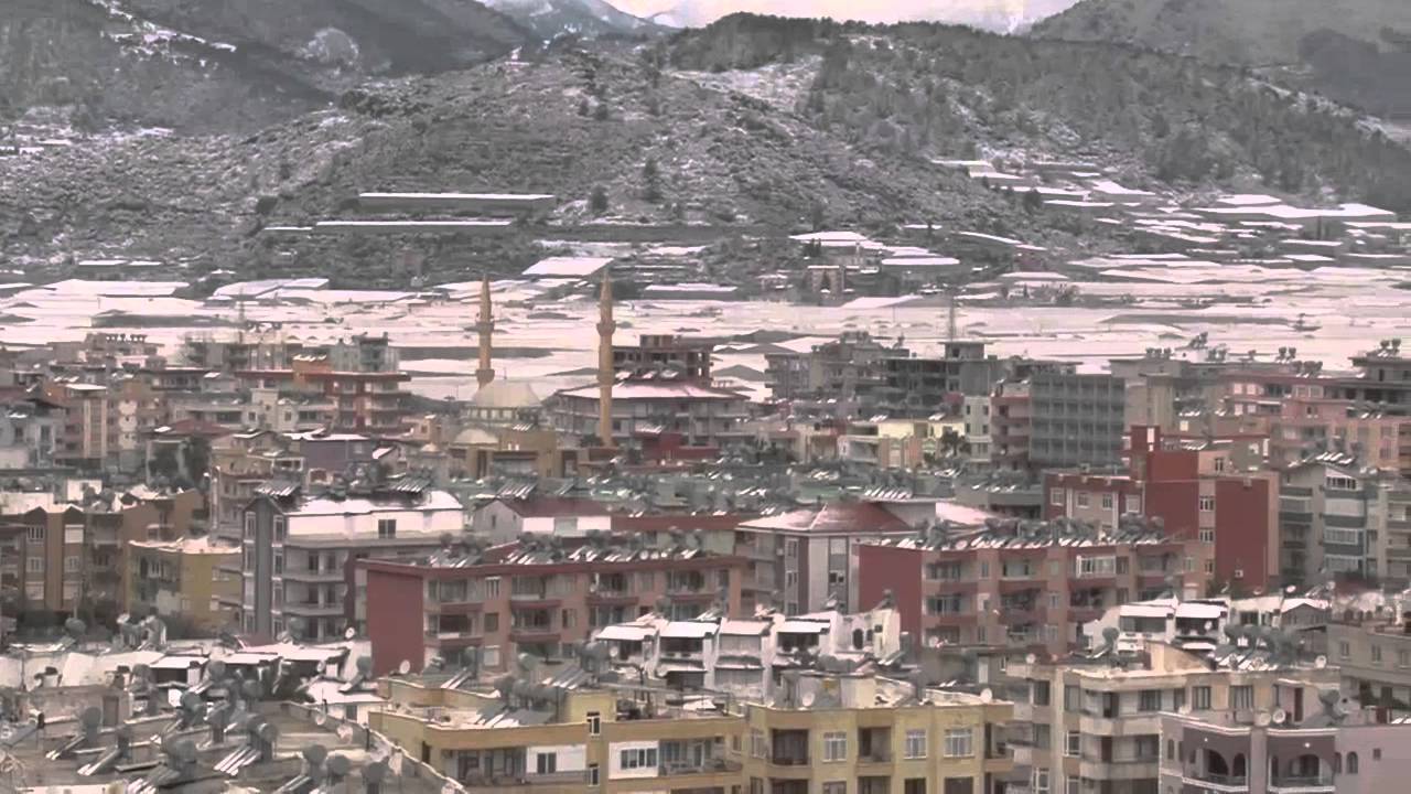 Bozyazı kar altında