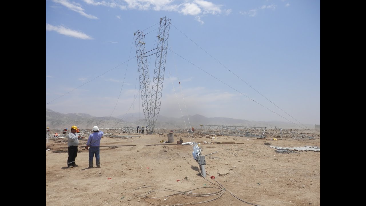 Montaje de Torre arriendada VSL  de una Línea de 500 KV