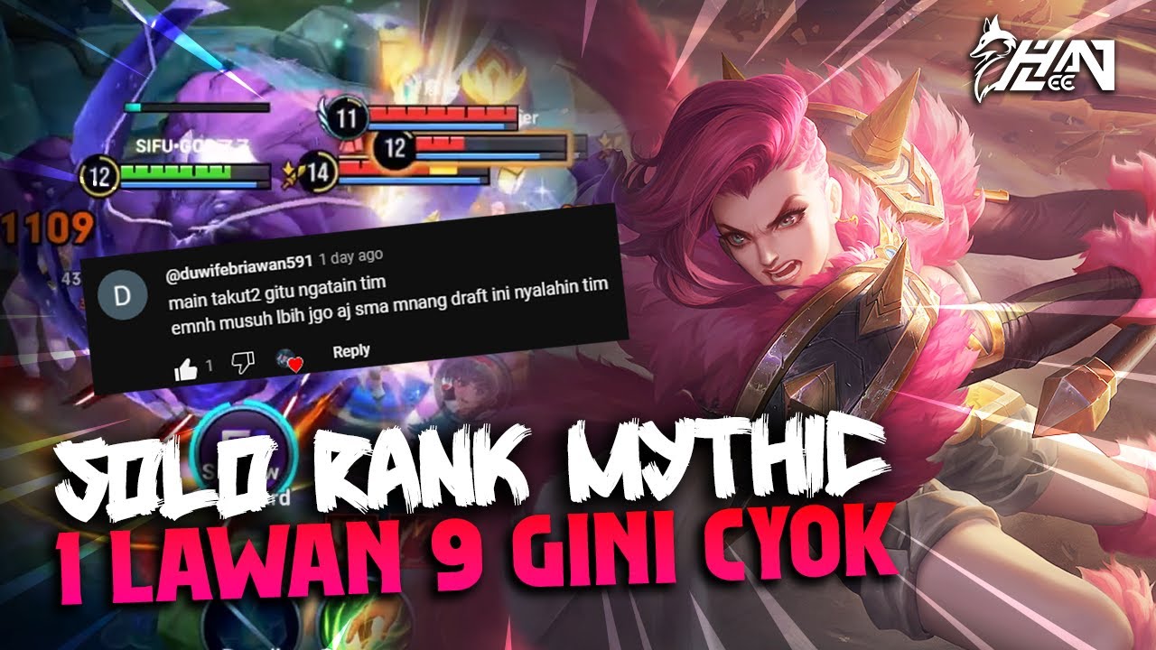 WUYAN CLASH LANE 1 VS 9, MASA GUA G BOLEH NYALAHIN TIM KAYA GINI!? MEREKA NGEFEED KARENA GUA KAH?😭