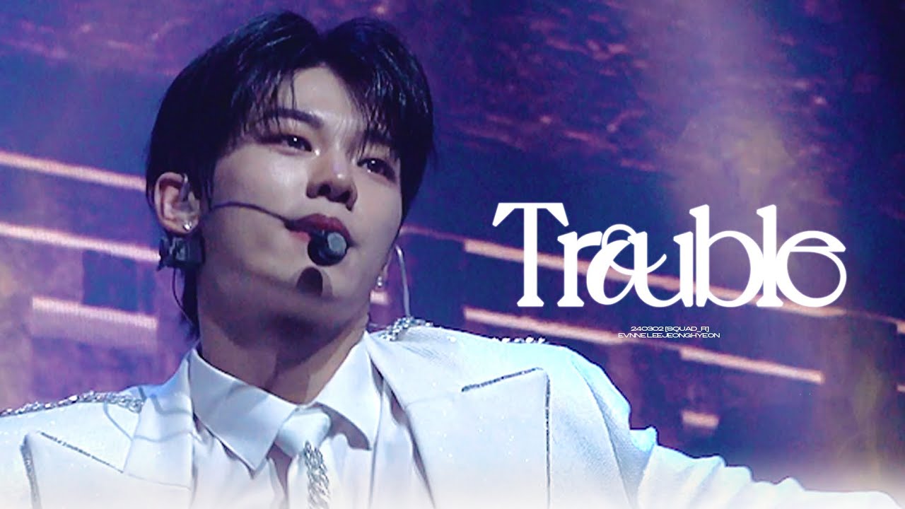 [4K] 240302-03 이븐 팬콘서트 [SQUAD:R]  | EVNNE-TROUBLE | focus on LEE JEONG HYEON 이정현
