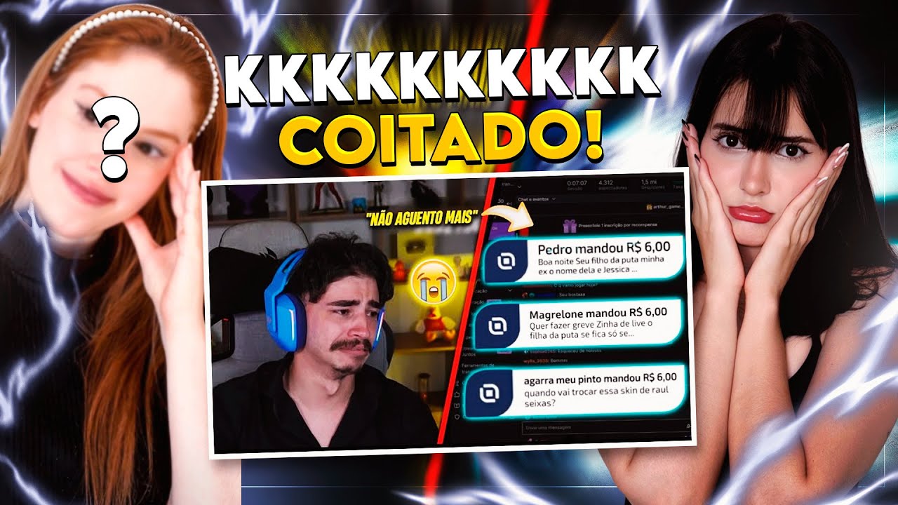 REACT | BISTECONE: OS LIVEPIX MAIS ENGRAÇADOS 😂 | ELE QUASE CHOROU 😭 | CR Reacts