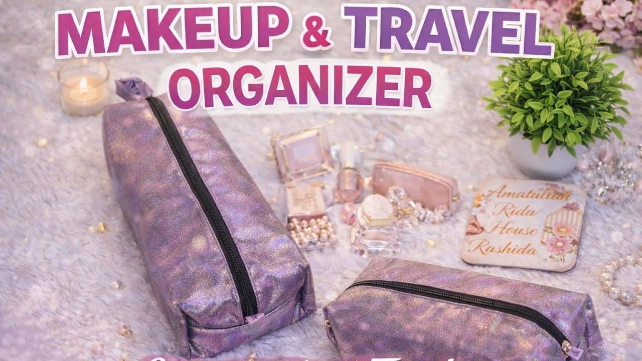 Small mini pouch. Travel and makeup organizer.. Very easy to learn 👝 Mini  Travel Pouch