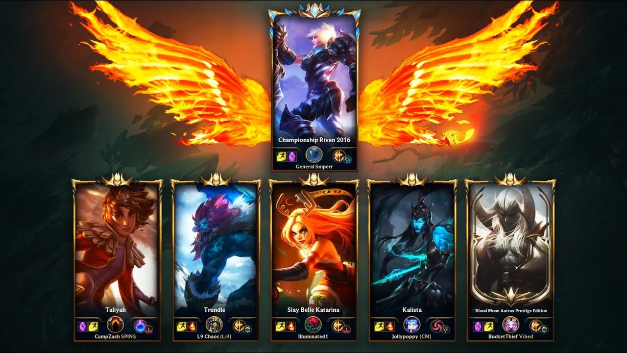 CHALLENGER RIVEN VS. FIVE GOLD PLAYERS (1v5) 