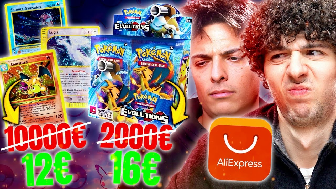 ABBIAMO SPESO 100€ in CARTE POKEMON su ALIEXPRESS!