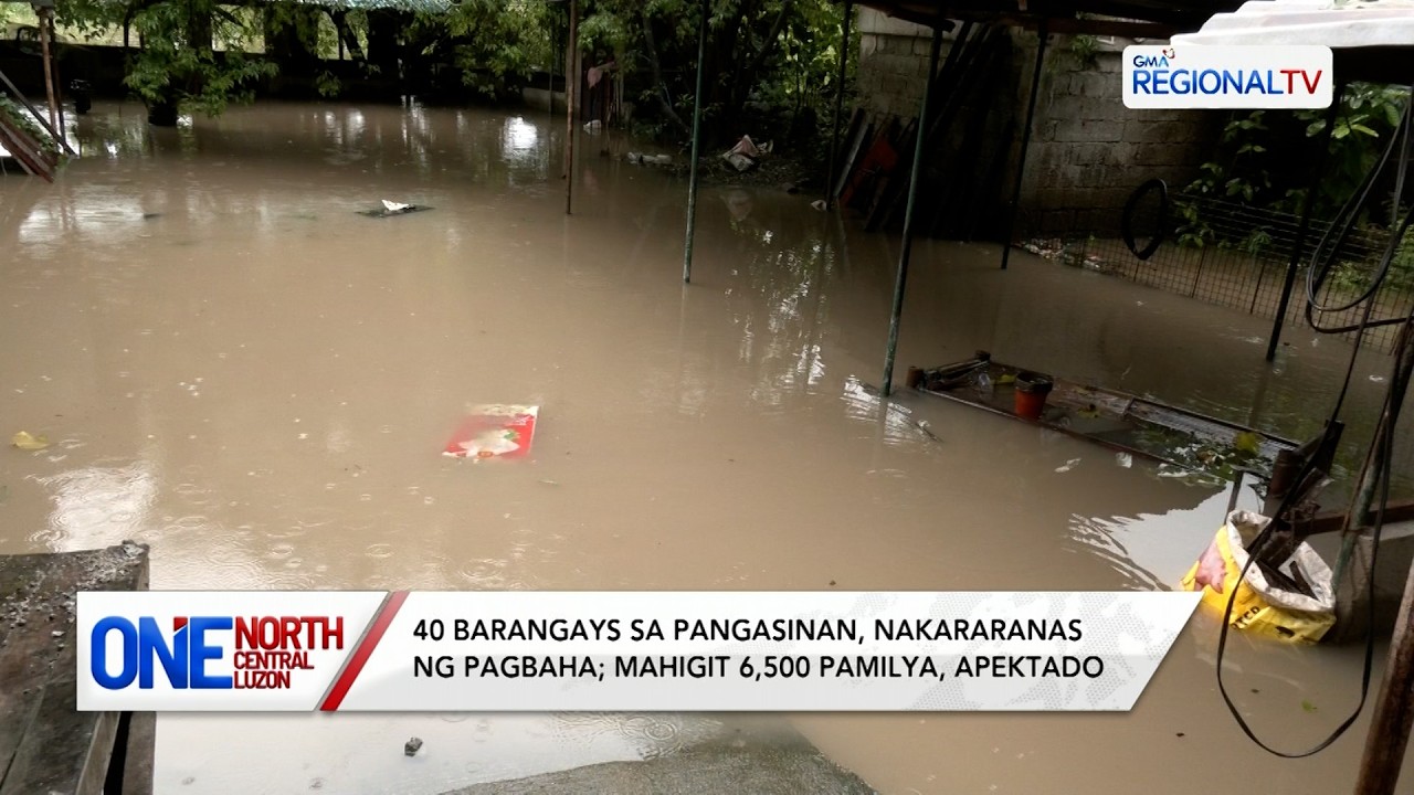 40 barangays sa Pangasinan, nakararanas ng pagbaha | One North Central Luzon