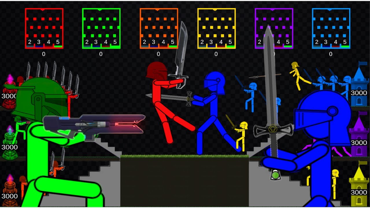 Primitive Weapons Take On FUTURE Technology In EPIC 3v3 Battle