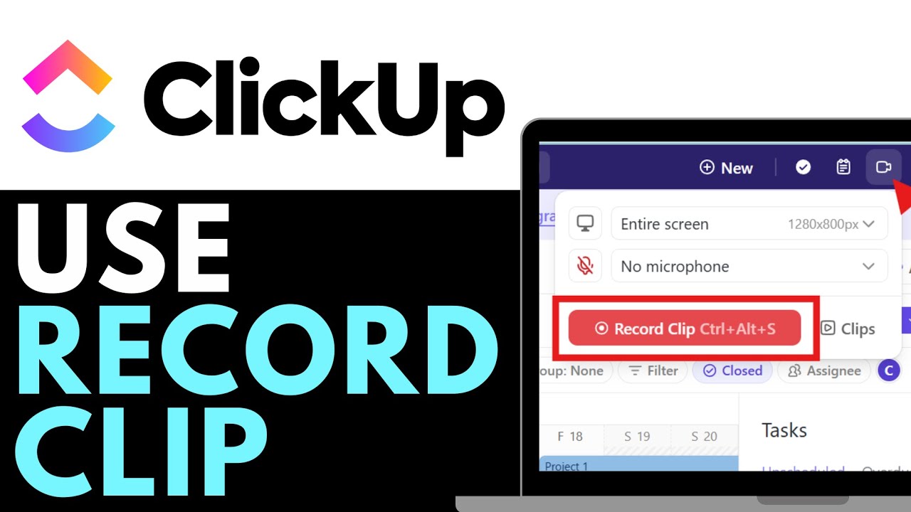 How to Record Clip in ClickUp 2025 (QUICK & EASY)