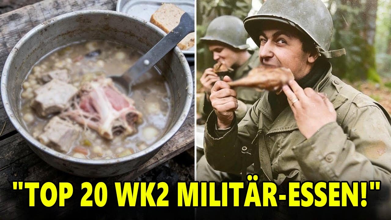 20 Brutale Lebensmittel, Die Soldaten Essen Mussten, Um Den Zweiten Weltkrieg Zu Überleben 😢