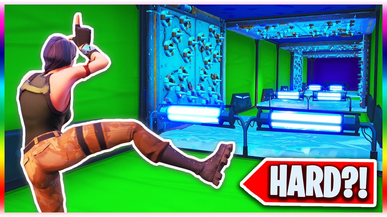 The SUPER HARD Difficult Deathrun?! (Fortnite Creative Mode)