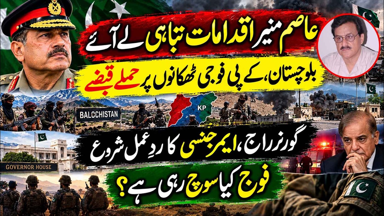 Balochistan Operation Update! | Asim Munir, Governor Raj & Pakistan&rsquo;s Security Situation