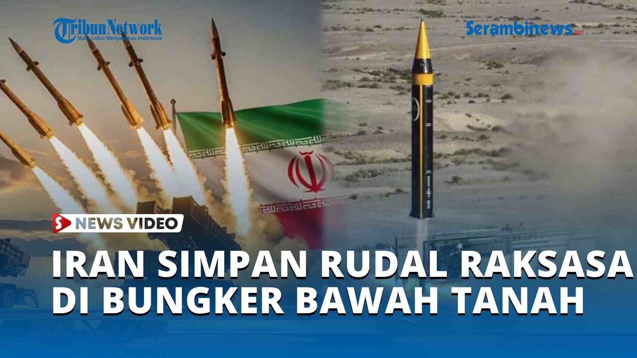 Iran Simpan Rudal Raksasa Khorramshahr 4 di Bungker Bawah Tanah