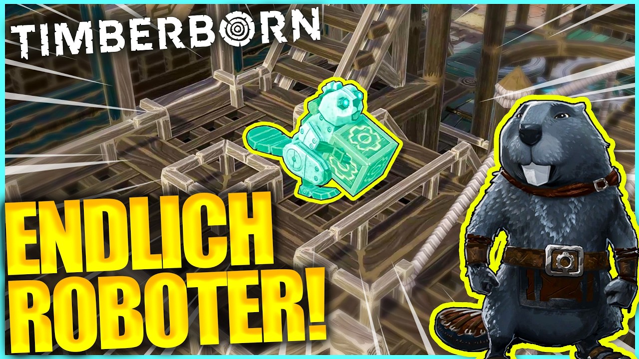 Die ersten ROBOTER bauen! | Timberborn (2024)
