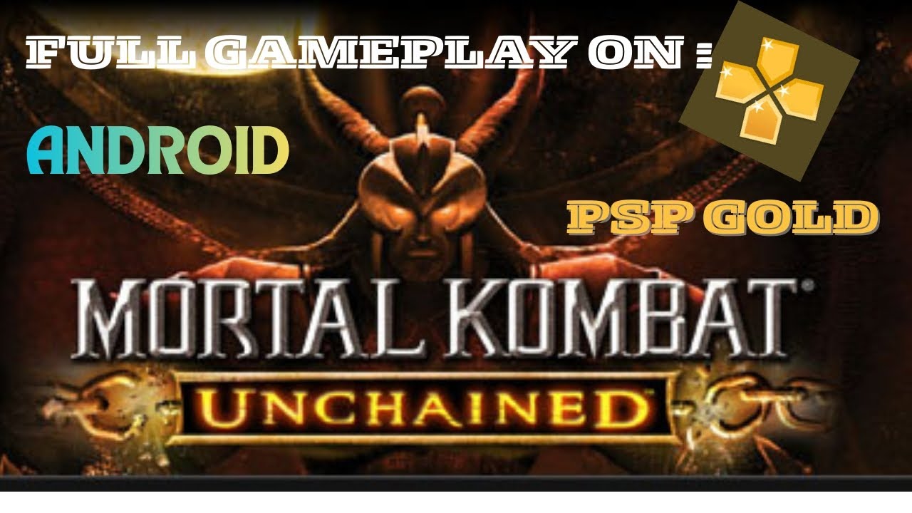 Mortal kombat unchained psp gold full gameplay 