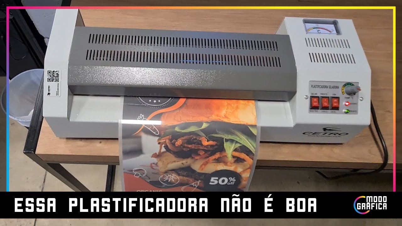CARDÁPIO COM PAPEL SINTÉTICO E PLASTIFICAÇÃO POLASEAL | Fica parecendo PVC