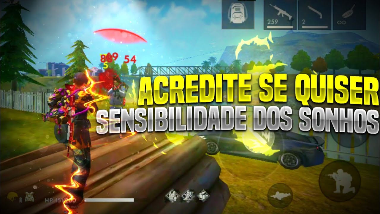 A MELHOR SENSIBILIDADE PRA DAR CAPA 95% DE ACERTO - FREE FIRE