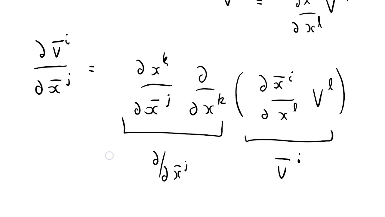 GRSS 030 transformation law for the derivative of a vector