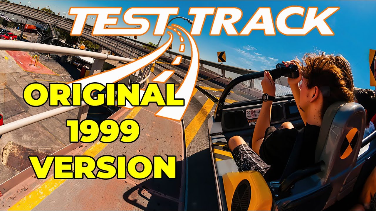 Оригинальная тестовая трасса EPCOT Ride 1999 года, восстановленная. Домашнее видео
