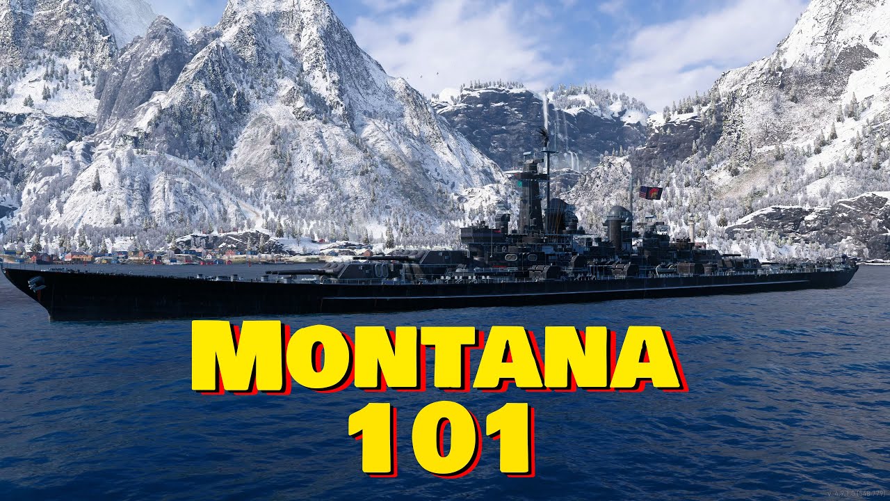 Как добраться до Монтаны! (World of Warships Legends)