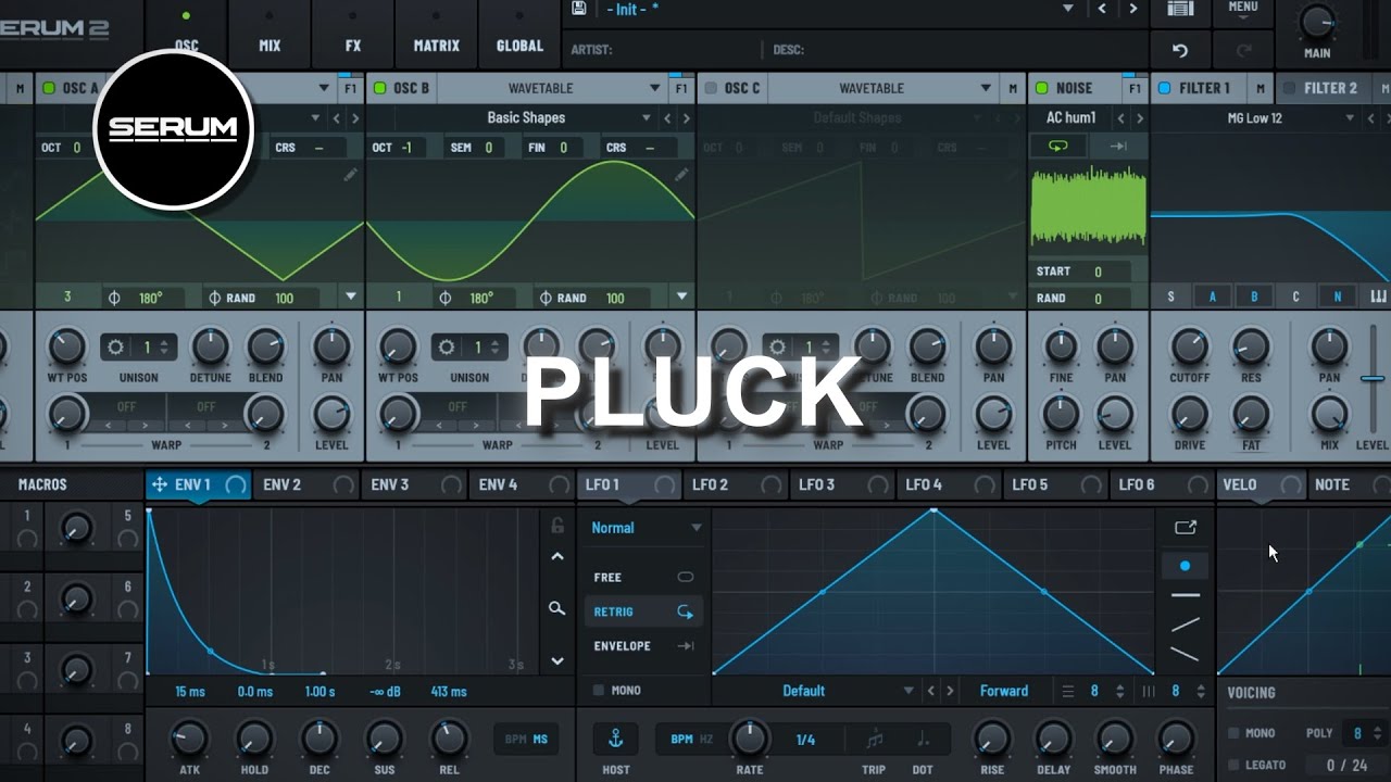 HOW TO MAKE A PLUCK | Serum 2 Sound Design Tutorial