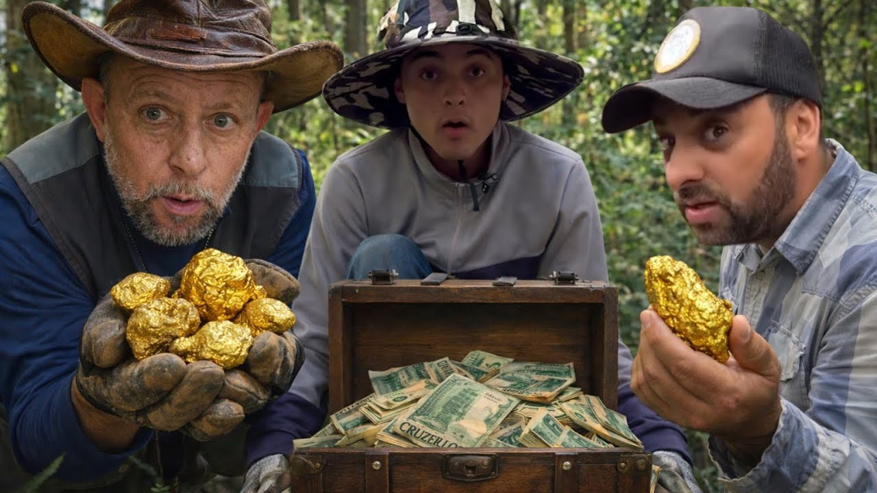 Estes homens encontraram tesouro secreto na floresta 