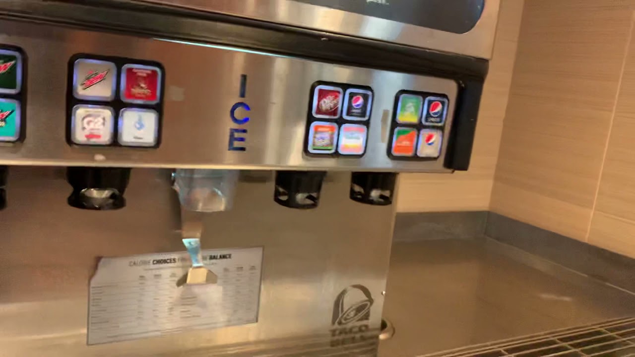 Soda Machine at Taco Bell In Chantilly Va