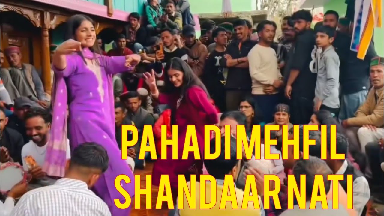 Pahadi mehfil shandaar nati 15 gate faguno li x mama morsingha
