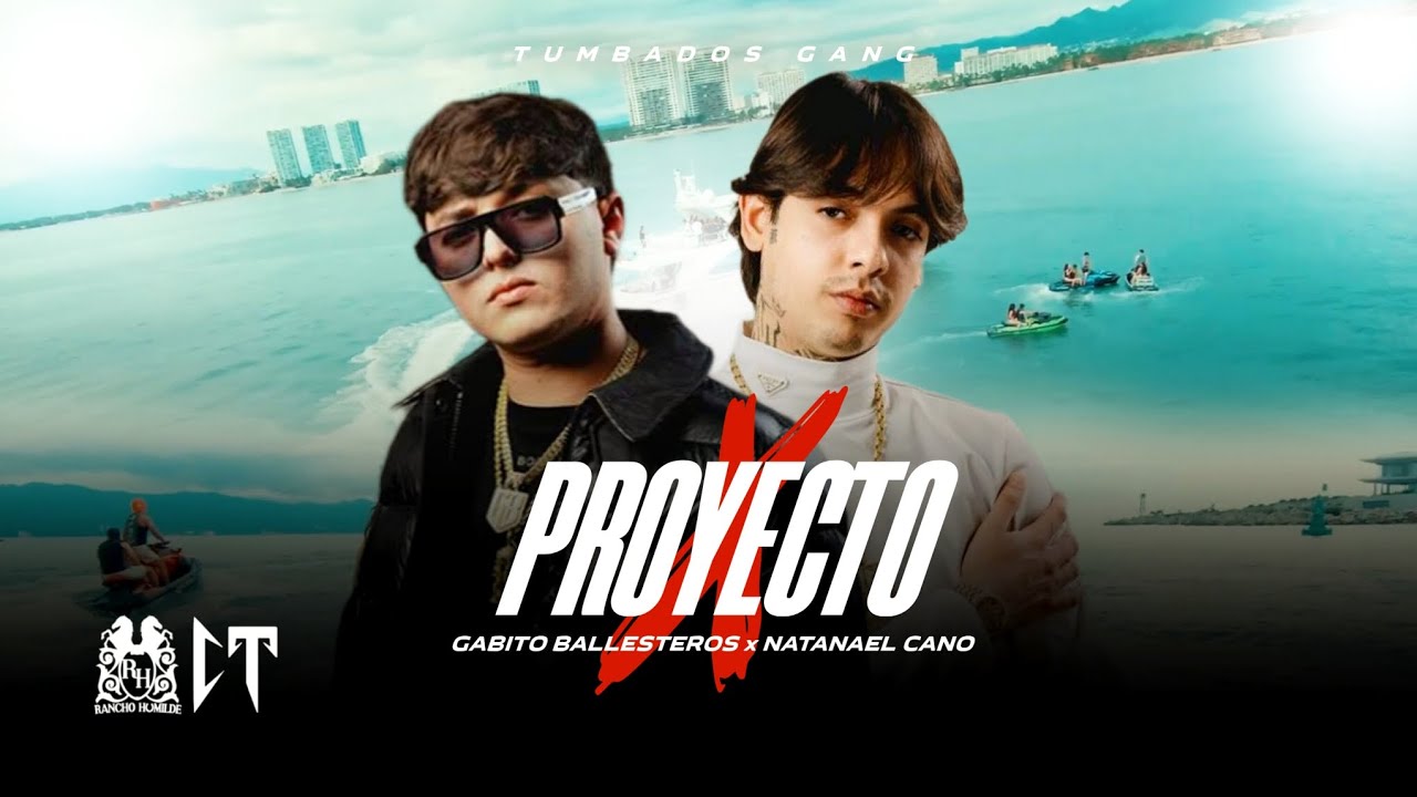 Natanael Cano Ft. Gabito Ballesteros - Proyecto X [Video Visualizer]