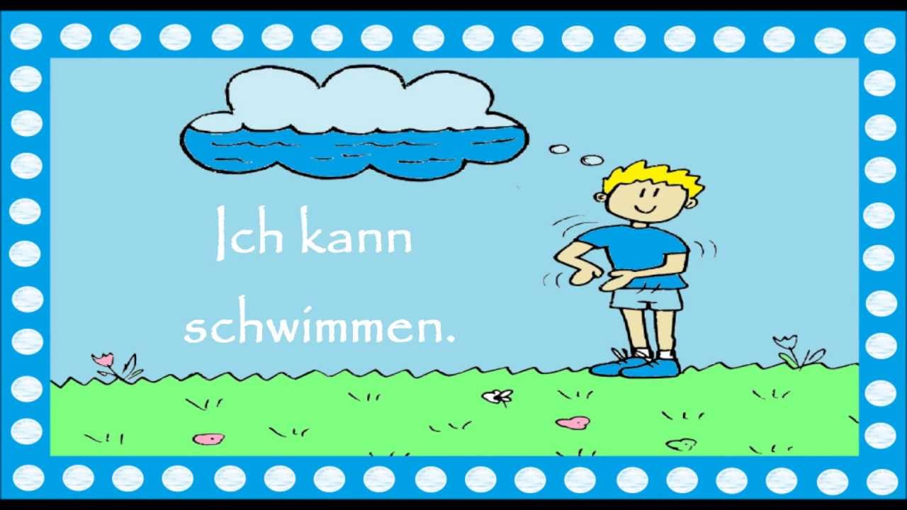 Deutsch lernen: 17 einfache Verben im Kontext (für Kinder & für Große) +traduction / перевод