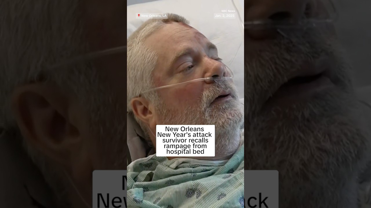 New Orleans New Year's attack survivor recalls rampage from hospital bed