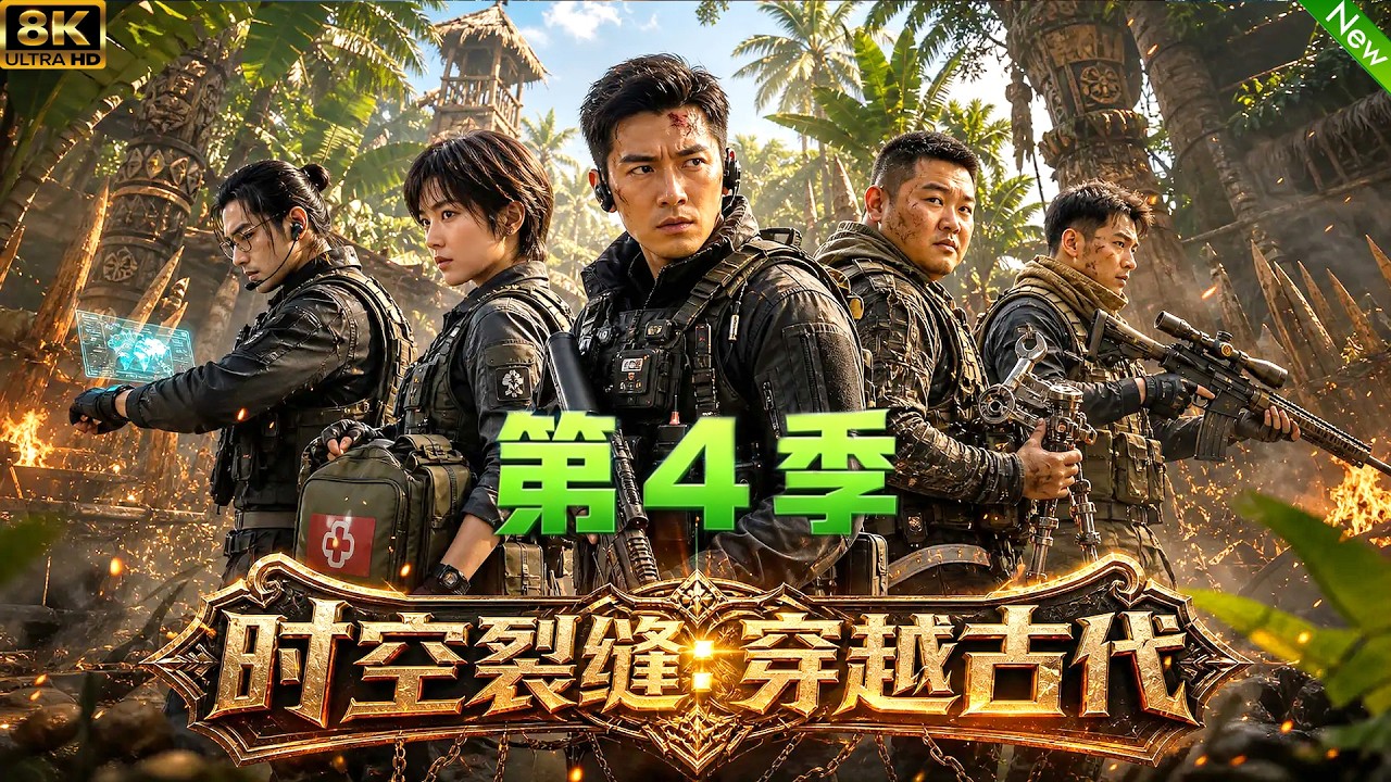 第4季上线！📢特殊小队意外坠入时空隧道，穿越到了古代，直接上演现代和古代的文化冲突！ #aivideo #穿越