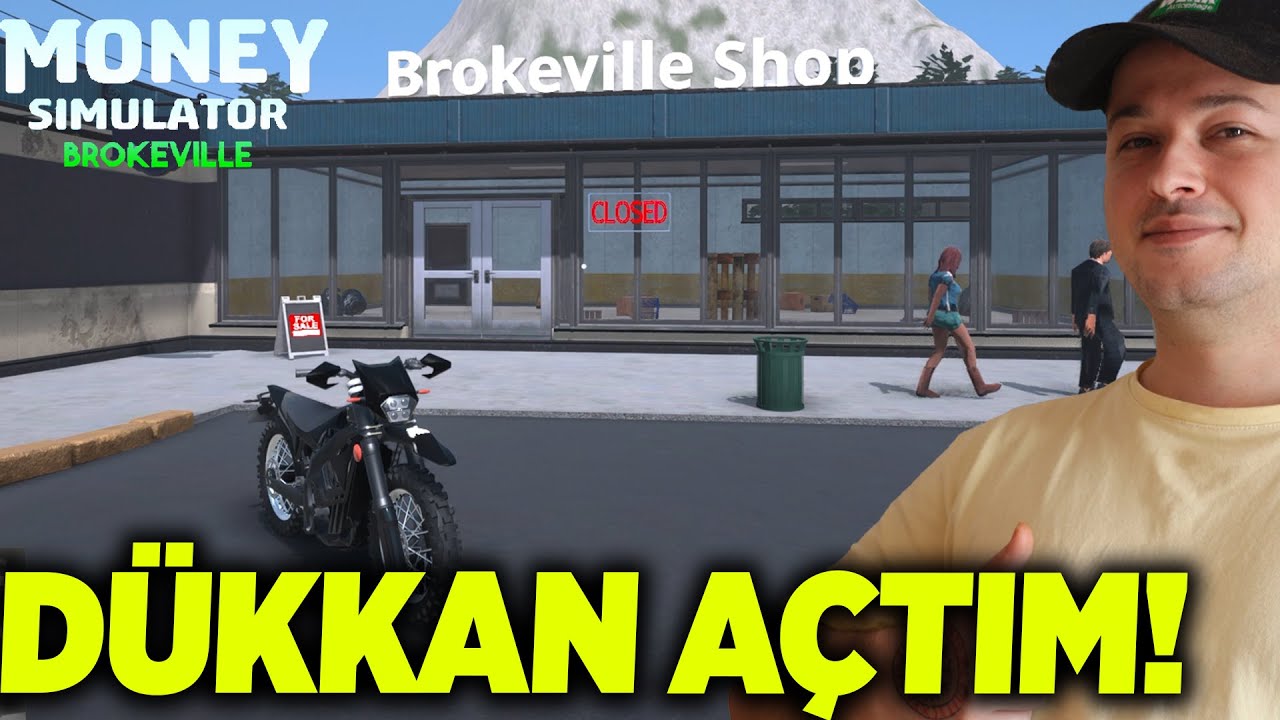 KURYELİK YAPARAK KENDİ İŞ YERİMİ A&Ccedil;TIM! GER&Ccedil;EK HAYAT SİMULATOR Money Simulator Brokeville #2