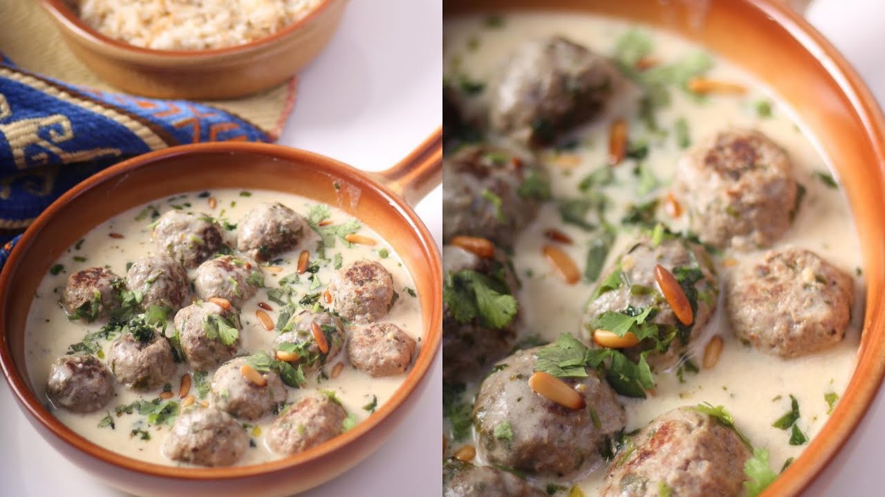 || كفتة برك ( كفتة باللبن ) خيالية وقدمتها مع رز بالشعيرية ✨ ياسلام آخر لذاذة 😋 || الشيف حصه