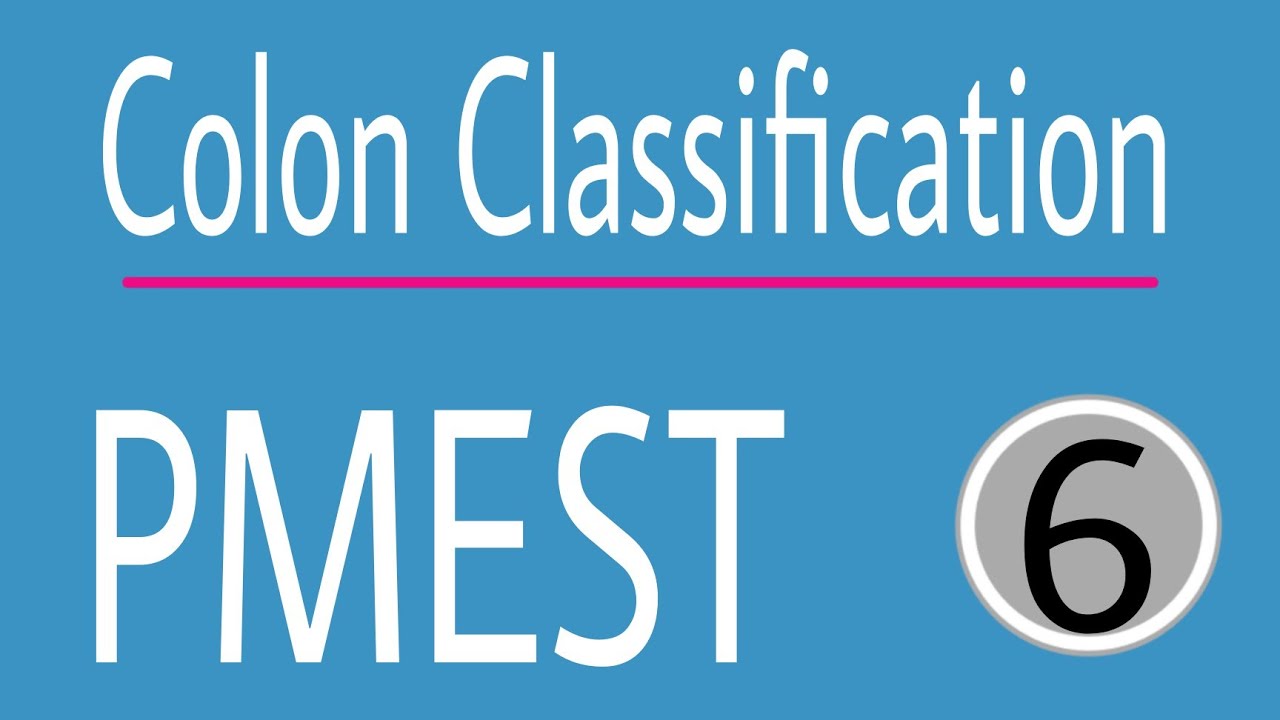 PMEST (5 Fundamental Categories)
