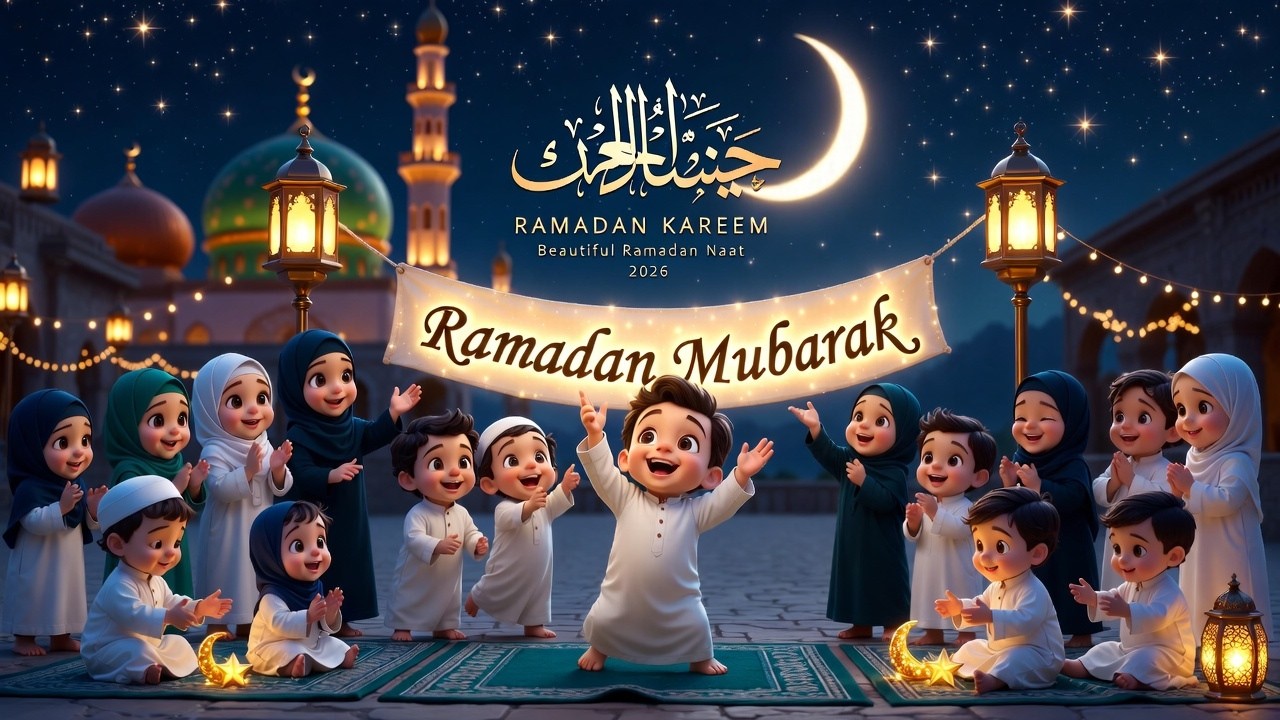 Ramzan ka Mahina|Ramzan Nasheed for Kids|Ramzan Mubarak Naat
