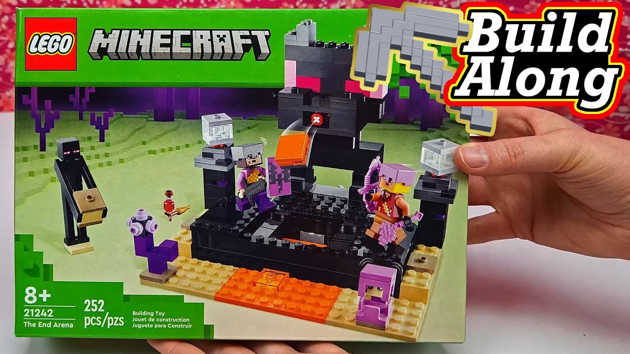 Building Lego Minecraft - The End Arena | Build Along