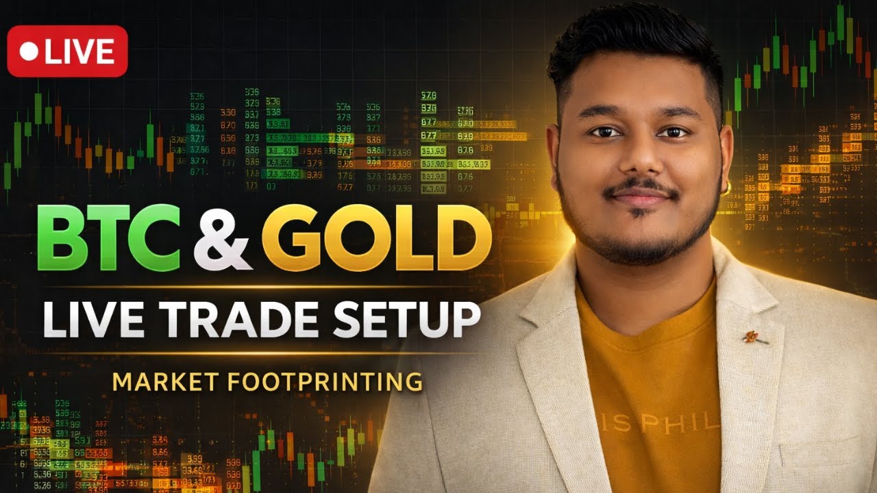 Bitcoin Price Action & Gold Live | Master Market Footprinting Today | 19 September 2026