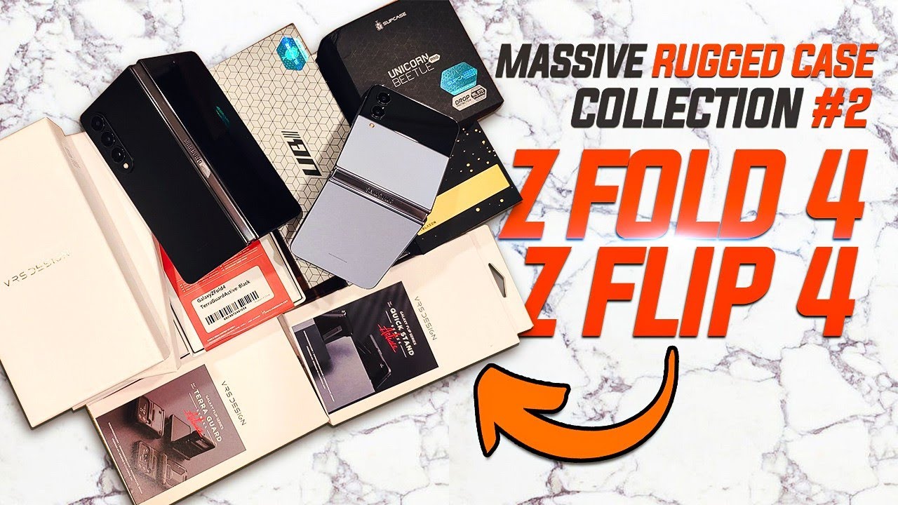 Samsung Galaxy Z Fold 4 & Galaxy Z Flip 4 Massive Rugged Case Collection, VRS Design, SUPCASE
