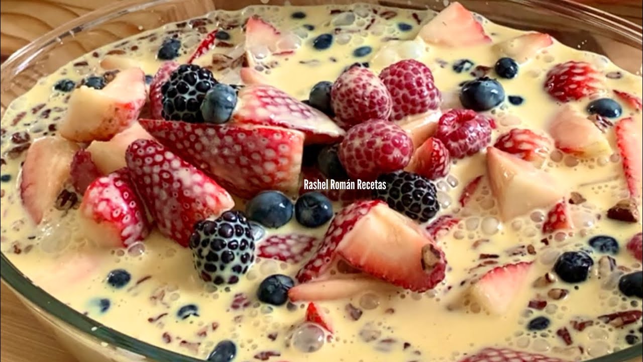 Cuando No tengo tiempo prepáro este postre que a todos encanta 🍓😋